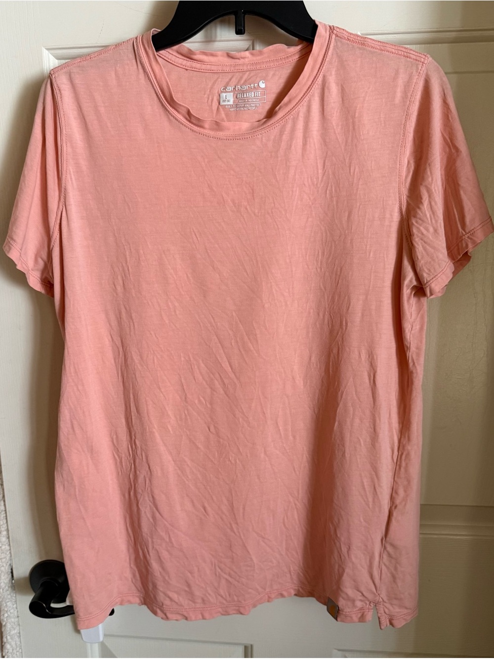 Carhartt Women's Short Sleeve Tee in Coral